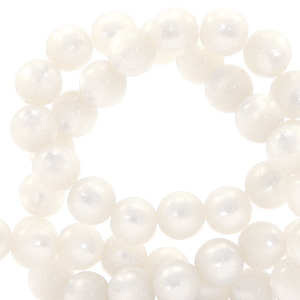 Abalorios Super Polaris redondos 8 mm Blanco bianco