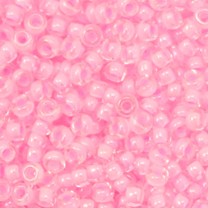 Rocalla Miyuki 8/0 Pink lined crystal 8-207