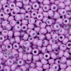 Rocalla Miyuki 8/0 Duracoat opaque crocus purple 8-4486
