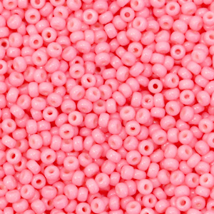Rocalla Miyuki 11/0 Duracoat opaque light carnation pink 11-4466