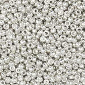 Rocalla Miyuki 11/0 Bright sterling silver plated 11-961