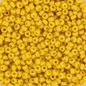 Rocalla Miyuki 11/0 Opaque matte canary yellow 11-2311