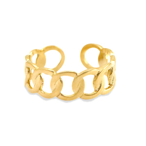 Anillos Acero Inox Dorado