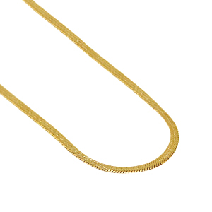 Cadenas Acero Inox serpiente Dorado
