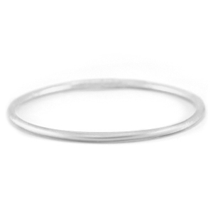 Pulsera imitaci&oacute;n Pan de Oro 3mm talla S Plateado