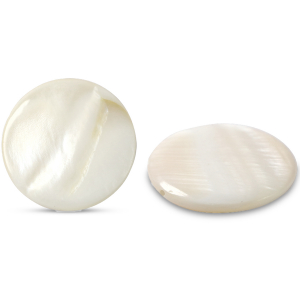 Abalorios conchas 25mm Blanco (color natural)