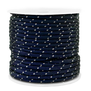 Cord&oacute;n estilo marino 2mm Azul