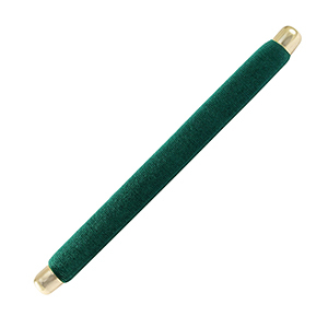 Expositor de joyer&iacute;a almohadilla terciopelo para anillos Verde oscuro-dorado