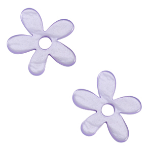 Colgantes Polaris Lucido flor P&uacute;rpura Victoriano