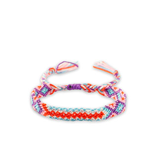 Pulsera tobillera Trendy Azul turquesa-p&uacute;rpura