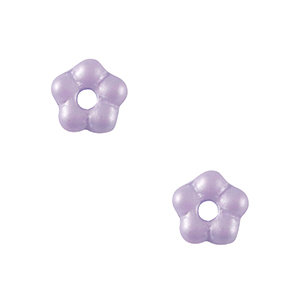Abalorios Checos flor 5mm Lila