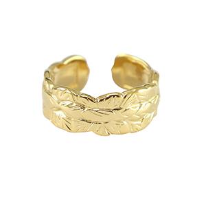 Anillos Acero Inox Dorado