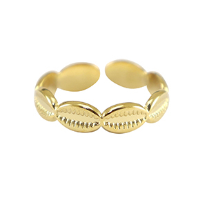 Anillos Acero Inox kauri Dorado