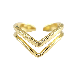 Anillos Acero Inox Dorado