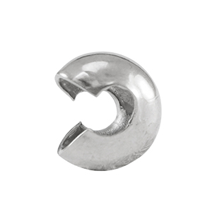 Fornituras Acero Inox cubre chafas 5mm Plateado
