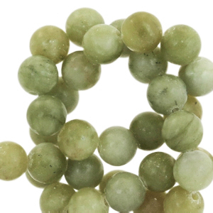 Piedras naturales Serpentina 8mm mate Verde oliva