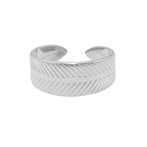 Anillos Acero Inox Plateado