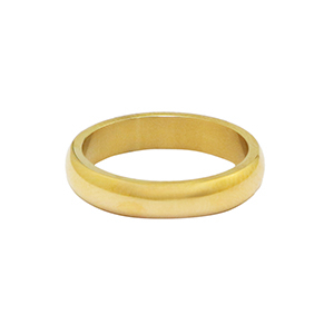 Anillos Acero Inox Dorado