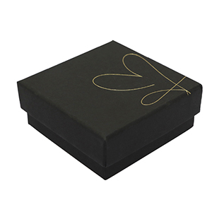 Cajitas de joyer&iacute;a (regalo) coraz&oacute;n Negro