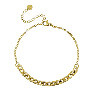 Pulseras Acero Inox Dorado