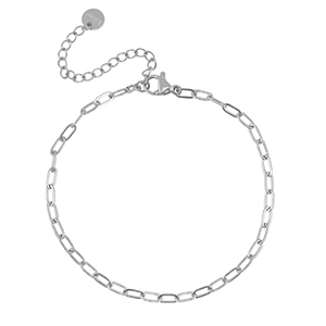 Pulseras Acero Inox Plateado