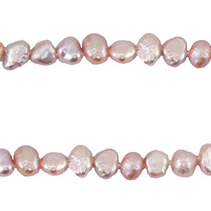 BQ Perlas de agua dulce nugget 4-5mm Rosa lila