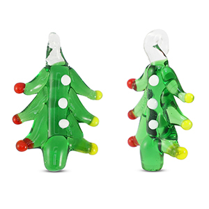 Colgantes de cristal &aacute;rbol navide&ntilde;o Verde