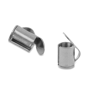 Fornituras acero inox terminal Plateado