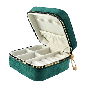 Caja de joyer&iacute;a para viaje azul