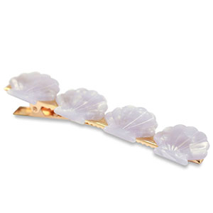 Accesorios pinza para el pelo concha Lila
