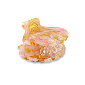 Accesorios pinza para el pelo concha Rosa-dorado