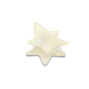 Accesorios pinza para el pelo estrella Blanco