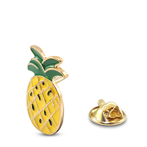 Pins pi&ntilde;a Amarillo-verde-dorado