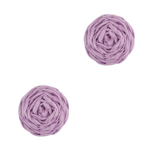 Colgantes Rafia 12mm Lila