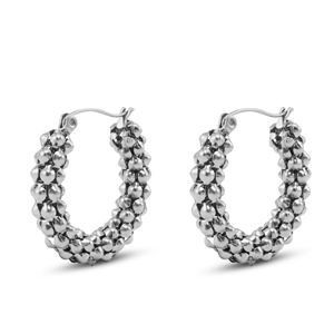 Pendientes Acero Inox Plata