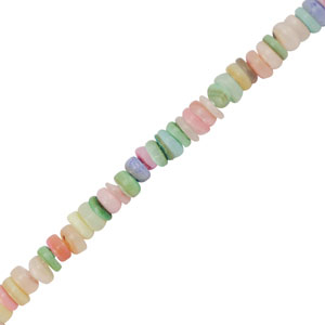 Abalorios conchas disco Multicolor pastel