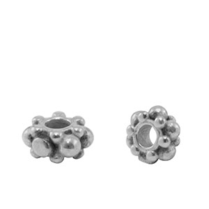 Abalorios Acero Inox Plateado