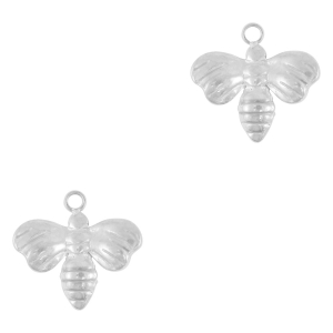 Colgantes Acero Inox avispa Plata