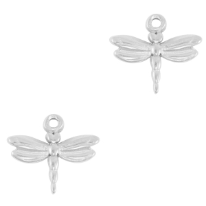 Colgantes Acero Inox lib&eacute;lula Plata