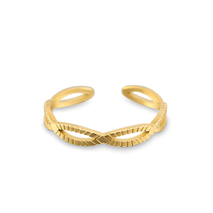 Anillos Acero Inox Dorado