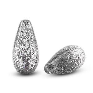 Abalorios Polaris Elements gota Paipo shiny Plateado