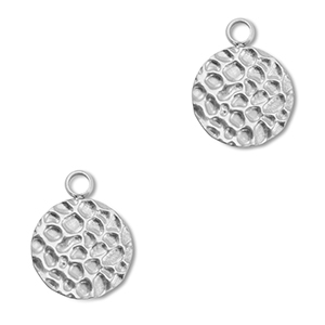 Colgantes Acero Inox redondos Plateado