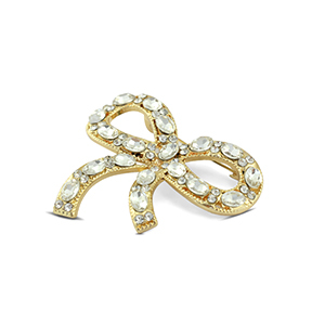 Broches lazo Dorado