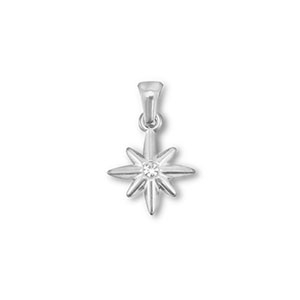 Colgantes Acero Inox estrella Plateado