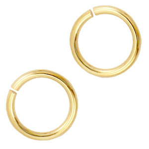 Fornituras met&aacute;licas DQ anilla 7.5mm Dorado (sin n&iacute;quel)