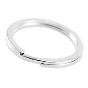 Fornituras met&aacute;licas DQ anilla de llavero 30mm Plata vieja (sin n&iacute;quel)