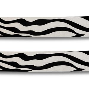 Bandana cebra Negro-blanco