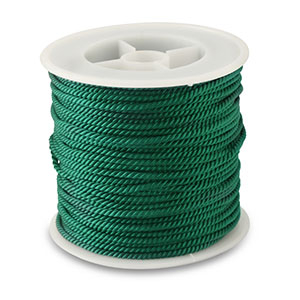 Cord&oacute;n trendy 2mm Verde oscuro