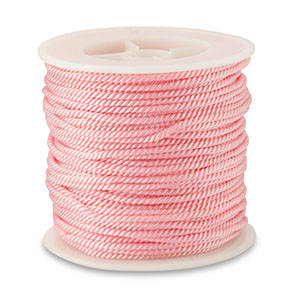 Cord&oacute;n trendy 2mm Rosado