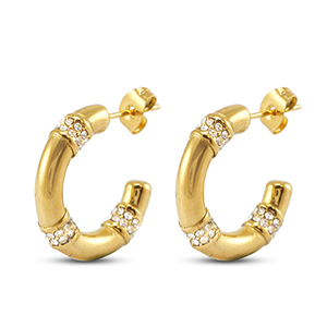 Pendientes Acero Inox Dorado